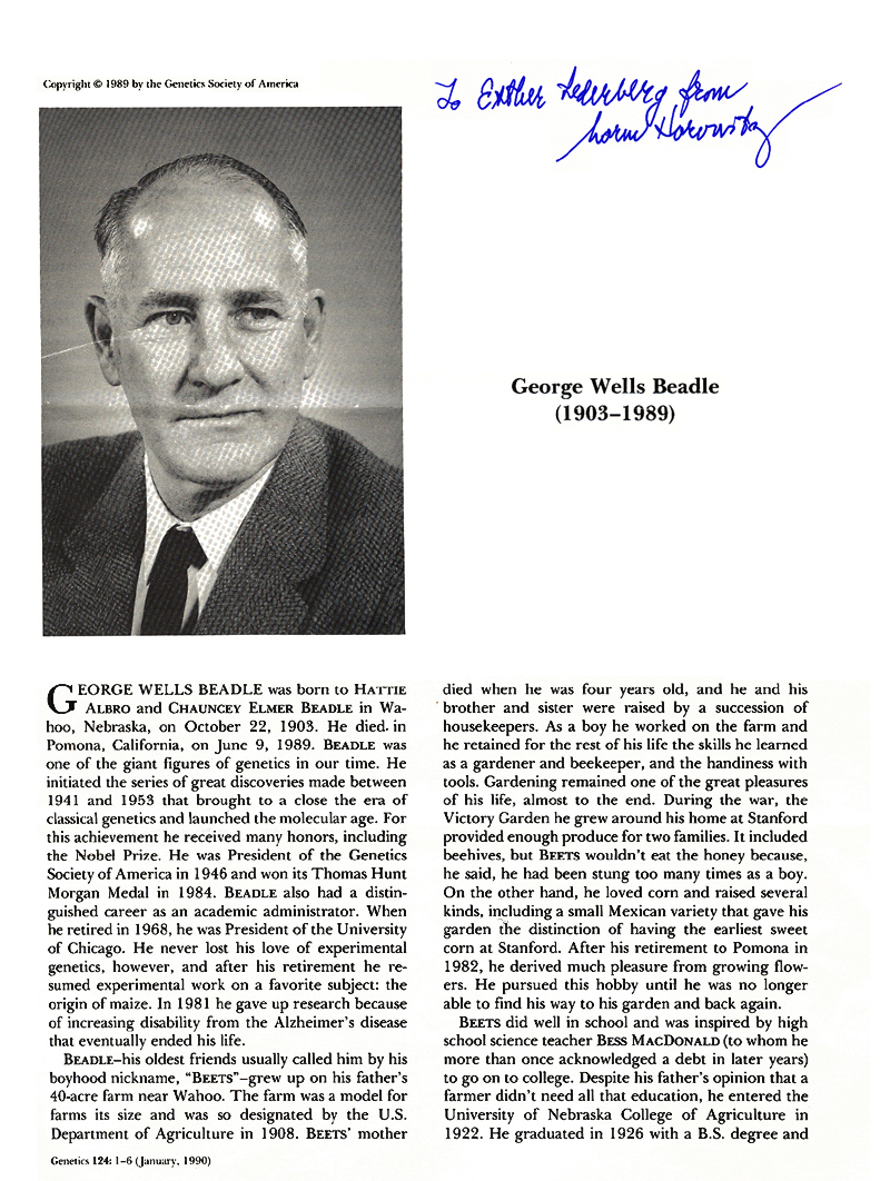 Beadle GSA 89